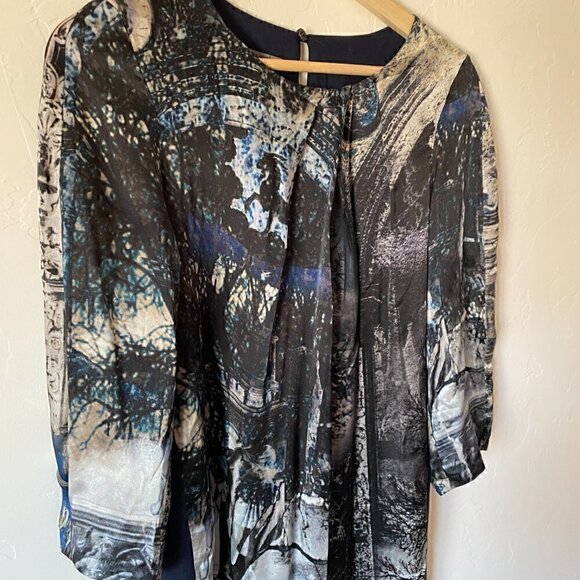 Jean Paul Berlin Abstract Long Sleeve Dress - Picture 3 of 7
